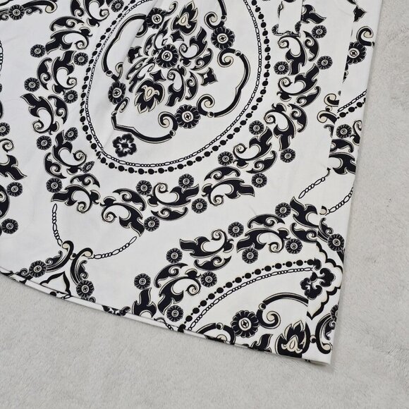 WHBM Baroque A-Line Skirt – Pleated, Lined, Pockets – NWT – Size 12 – Elegant - Picture 8 of 11